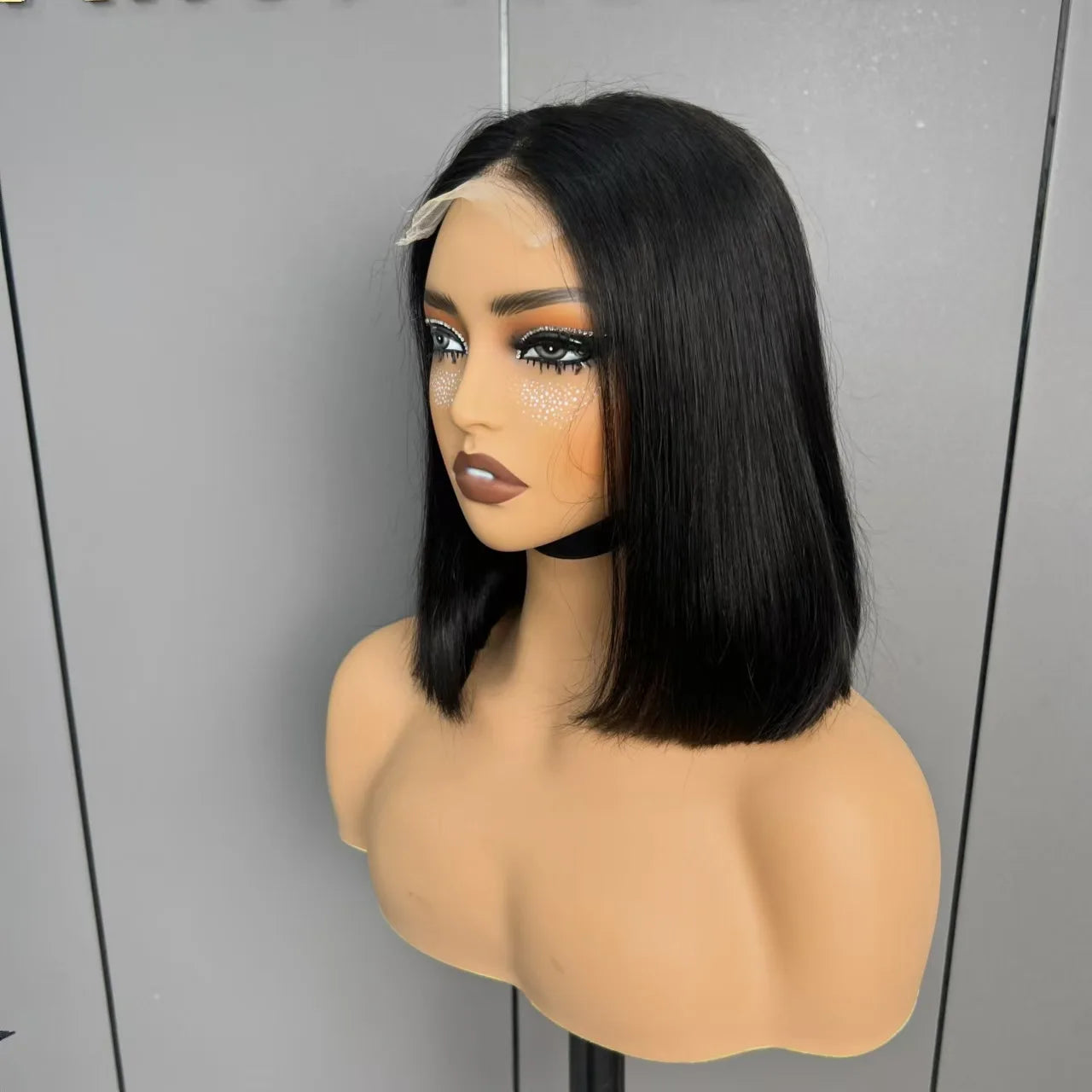 Ginger Orange Human Hair Lace Front Wig 13X4