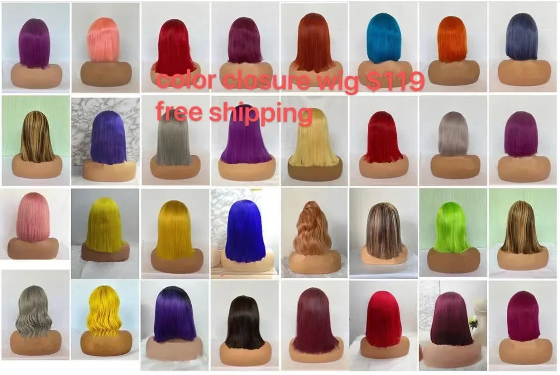 Raw Peruvian Virgin Hair Short Bob Wig Human Hair Lace Frontal Wig